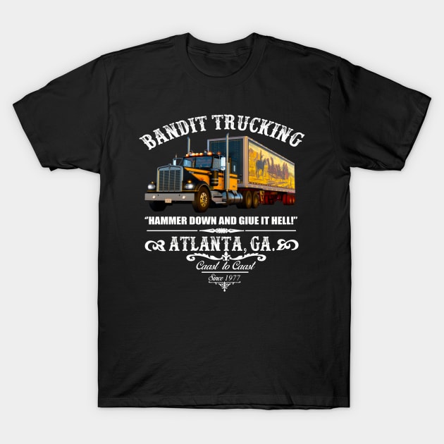 Bandit Trucking 70s movie T-Shirt by totalty-80s